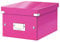 Leitz A5 Storage Box, Click and Store Range 60430023 - Small, Pink