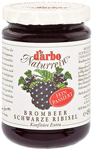 Confettura extra More/Ribes nero 450 gr. - Darbo Naturrein