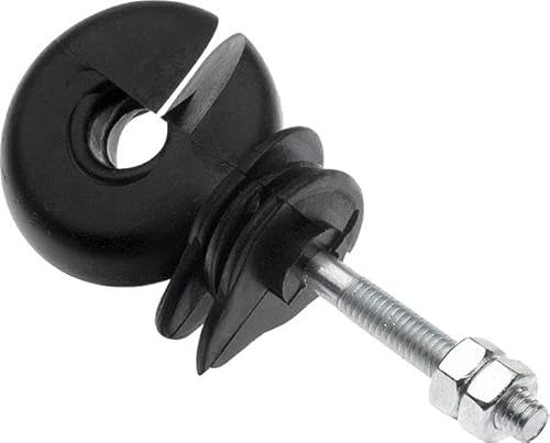 Ringisolator metrisch. Gewinde 35 x 6mm, schwarz