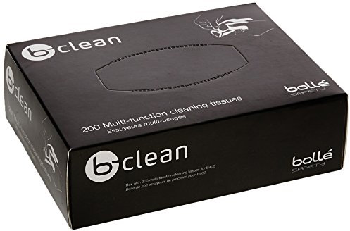 Bollé Reinigungstücher B-Clean 200 Stück, Einheitsgröße, schwarz, B401