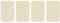 dalipo 05009 - Bügelflicken 4er-Pack, ca. 7,6x4,9cm, cremefarben