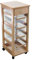 CARRELLO PORTAFRUTTA VESUVIO NATURALE SALVASPAZIO MATTONELLE DECO LEGNO MASSELLO 380526