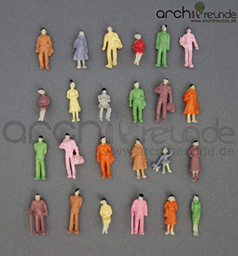 Archifreunde 100 Figuren Modellbahn H0 1:87 19 mm