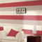 Wandtapete Rot / Grau / Creme - 40910 - Olivia Streifen