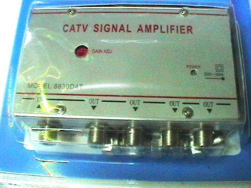 Aumenta la señal digital terrestre donde lo necesite. - Amplificador para antenas de TV, analógica o digital prodigital - Nuevo modelo de 4 salidas