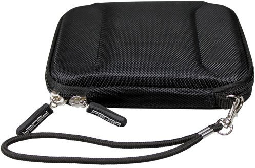 PEDEA Hardcase Tasche für Navigationsgeräte mit Displayschutzfolie, passend für Becker Active.5 CE LMU/Becker Active.5 LMU/Blaupunkt MotoPilot