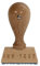 Bütic Business Holzstempel/Büro Stempel HS4010 mit Beschriftung oder Wunschtext, Stempeltext:I H R T E X T