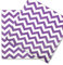 EinsSein 60x Papierservietten Servietten Wave 33x33cm Weiss-Flieder Einwegservietten Hochzeitsservietten Partyservietten Speiseserviette