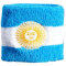 Flaggenfritze Schweißband Motiv Fahne/Flagge Argentinien mit Sonne + gratis Aufkleber