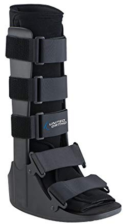 United Ortho Cam Walker Fracture Boot, Medium, Black