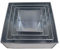 The Cakes World 4 Tier Square Multilayer Birthday Wedding Anniversary Cake Tins - 6,8,10,12 (5 Deep)