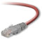 Belkin Cable de Red Cruzado CAT5e de 6 pies (Rojo)