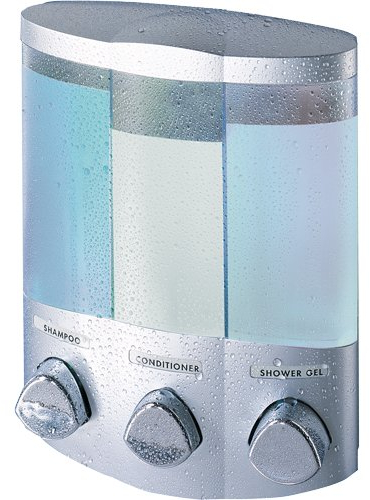 BETEC 66334 Seifenspender Trio Satin Silber