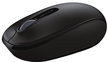 Microsoft - Wireless Mobile Mouse 1850 - Mouse Wireless con nano ricevitore USB per PC, computer portatili compatibili Windows, Mac, Chrome OS - Nero