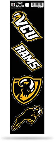 Rico Industries NCAA VCU Rams Quad Decal