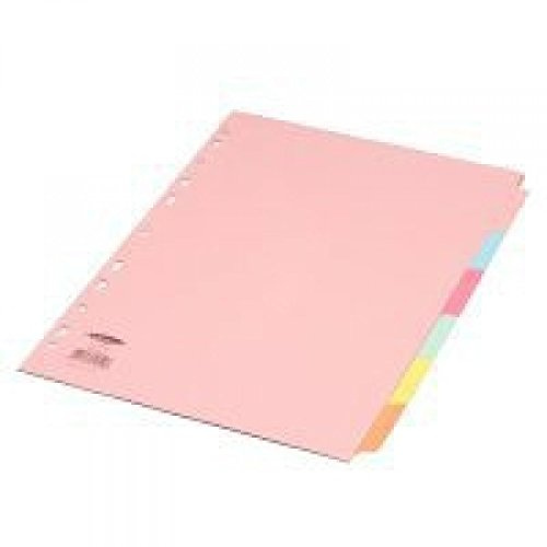 Concord Subject Dividers 230 Micron 6-Part A4 Ref 70699/J6