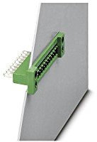 PHOENIX CONTACT DFK-MSTB 2.5/11-G-5.08 Durchführungsgrundleiste, 2.5mm² Nennquerschnitt, 12A Nennstrom, 320V Bemessungsspannung, 11 Anschlüsse, 5.08 mm Rastermaß, 10.203g, Grün, 50 Stück