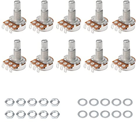 100 A500 K Ohm Audio Töpfe Gitarre Potentiometer Ersatz für E-Gitarre