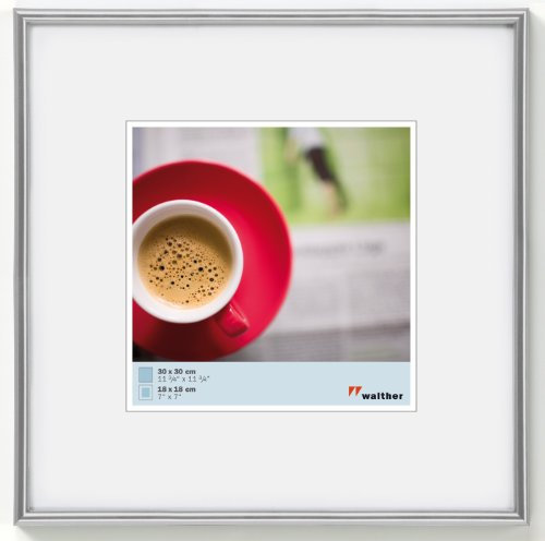 walther design Argento 40 x 40 cm Galeria Cornice in plastica KS440H
