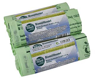 BioBag - Sacs poubelles 30 litres Biodégradables Selon en 13432-70 pièces