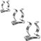 10 x 19mm Tool Spring Terry Clips, Heavy Duty Tool Clips Wall Mounted for Garages, Sheds, Cupboards, Quick and Easy Fitting, Terry Clips for Hanging Brooms, Brushes, Rakes, Clipping Pipes