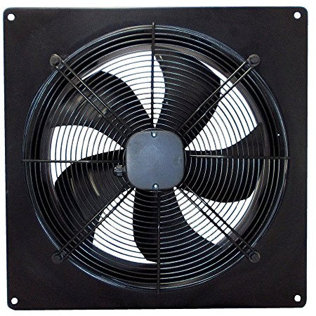 AirTech-UK Industrial Axial Commercial Extractor Fan Ventilator Exhaust Fan 240mm/ 10 inches 2 Pole Heavy Duty Powerful Low Noise for Warehouse Restaurant Garage Kitchen Without Fan Speed Controller