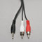 InLine Câble audio stéréo 2 x RCA mâle vers mâle 3,5 mm 10 m
