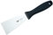 Paderno 18520-06 Spatola Triangolare Professionale/Raschietto Tagliapasta con Manico, Acciaio Inossidabile, Argento