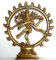 Shiva Statue 16,5 cm, Messing