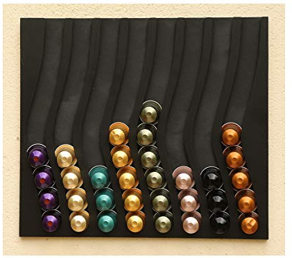 porte capsules distributeur café compatible capsules nespreso 8bk 38x33x1cm