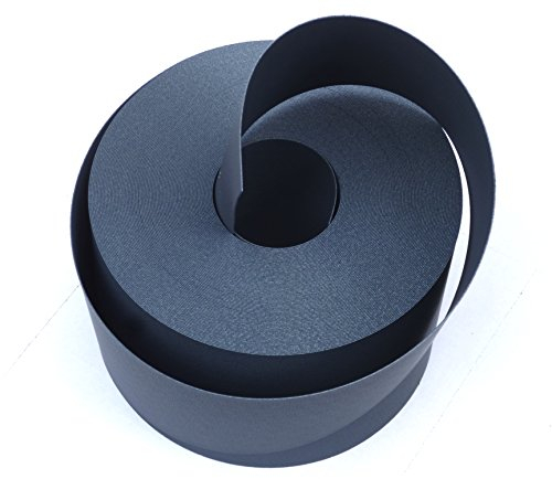 EXCOLO 50 m Rolle Sichtschutzstreifen für Gitterzaun Zaunfolie Zaunblende Sichtschutz 19 cm hoch in Farbe Schiefer-grau ähnlich RAL 7015 KEIN FESTSPANNEN WIE BEI PVC ERFORDERLICH
