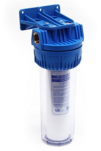 Naturewater NW-BR10A Filtre à eau potable à 1 étape – 130 x 140 x 340 mm – 32,89 mm (1) – 360 l/h – avec Bloc de charbon actif – Purification Filtration