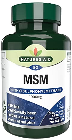 Natures Aid MSM 1000mg – 90 Tablets