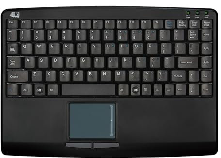 Adesso AKB-410UB Keyboard - Mini-Clavier avec touchpad