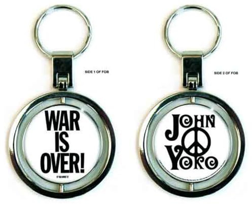 Rock Off John Lennon – Schlüsselanhänger „Krieg ist vorbei“.