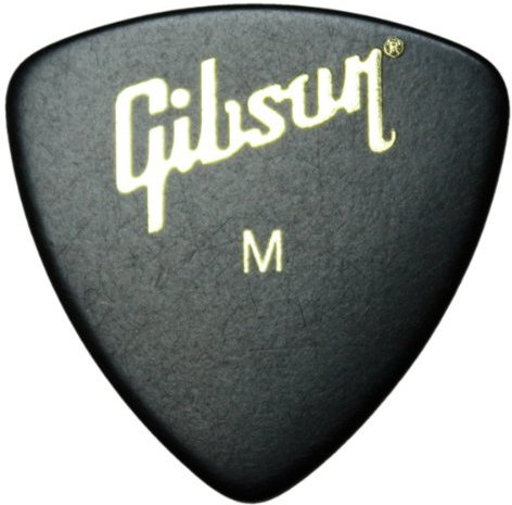 12 x Gibson Wedge Medium Guitar Picks In A Handy Pick Tin
