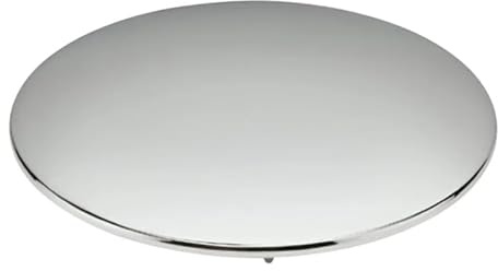 Capot bonde de douche diamètre 120 mm métal chromé