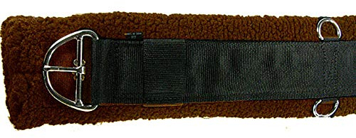 Intrepid International Western Fleece Cinch Girth, Brown, 36-Inch