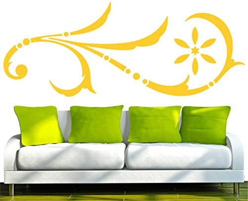 stickers muraux autocollants e39 Fleurs Rose 80x31 cm -