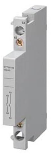 Siemens 5TT5910-1 Control Switch with 1 Make And 1 Break Contact For AC 230V/400V For 5TT58 And 5TT50, White