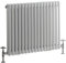 Milano Windsor White Cast Iron Style Horizontal Double Column Radiator - 600mm x 785mm