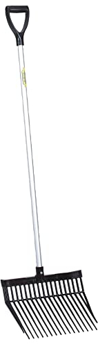 Kerbl 321 Pferdedunggabel, Kunststoff Original Aubiose, mit Stiel