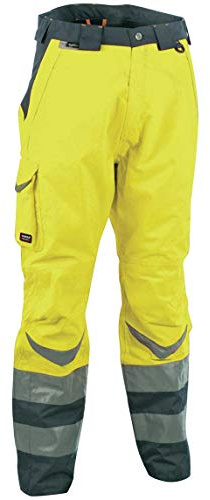 Cofra Warnschutz Winterhose Safe V025-0-00, Wetterschutz Bundhose, Große 52, 40-00V02500-52