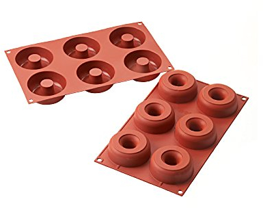 Silikomart Professional SF170 Silicone Mold, Donuts by Silikomart