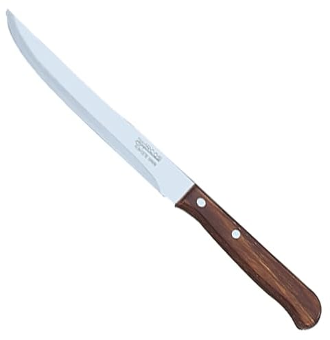Arcos Couteau de Cuisine Professionnel - Lame Acier Inoxydable NITRUM 15 cm - Manche Bois Comprimé - Rivets Acier Inoxydable - Série Latina