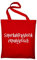 Styletex23 Mary Poppins Fun - Borsa di iuta in cotone, Colore: rosso, 38 x 42 cm
