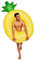 BigMouth Inc. - Flotador de piña Gigante Hinchable, para Playa y Piscina