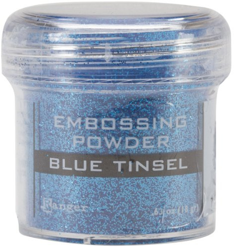 Ranger Blue Tinsel-Embossing Powder, Acrylic, Multicolour