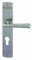 Alpertec 32704493 Sale-LS Messing Edelstahlfarbig PZ Drückergarnitur Türdrücker Türbeschläge Neu, edelstahlfarben, für Wohnungseingangstüren beidseitig Drücker