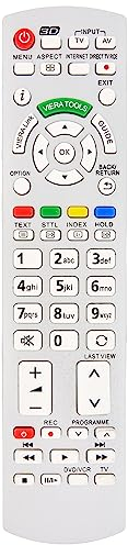 Geeignet für Panasonic Ersatz Fernbedienung für Panasonic N2QAYB000572 Fernseher TV Remote Control / D1170 / Neu, RM-D1170